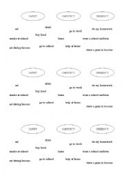English Worksheet: MUST - MUSTNT - NEEDNT
