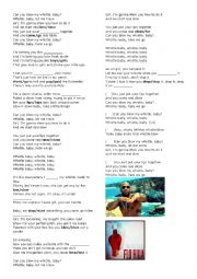 English Worksheet: Flo Rida Whistle 