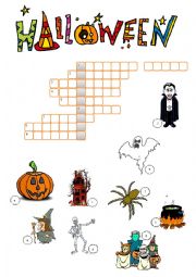 English Worksheet: halloween fun