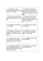 English Worksheet: Giving directions in Cork (Ireland)
