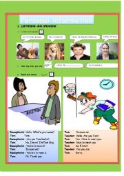 English Worksheet: PERSONAL INFORMATION