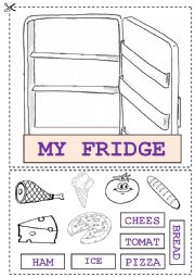 English Worksheet: My fridge