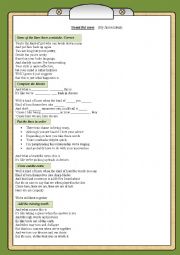 English Worksheet: Listening Activity