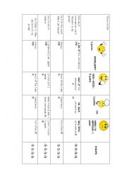 English Worksheet: Team work rubric