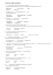 TEST- CONJUNCTIONS