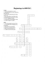 English Worksheet: Stone Age
