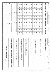 English Worksheet: group session 8th form
