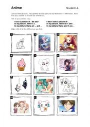 English Worksheet: Japanese cartoons 