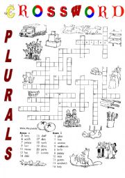 CROSSWORD PLURALS