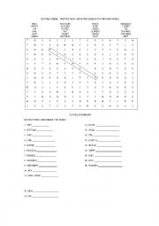 English Worksheet: The clothing