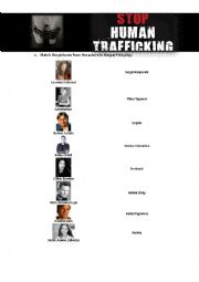 English Worksheet: Human trafficking 2/4