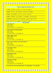English Worksheet: Words in context