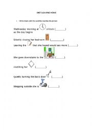 English Worksheet: Shes Leaving Home