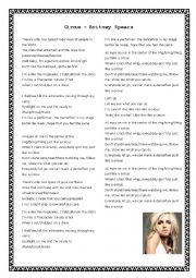 English Worksheet: Circus - Britney Spears