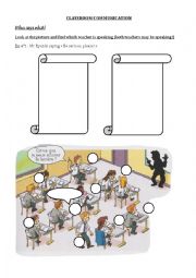 English Worksheet: Classroom instructions exercise