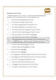 English Worksheet: SINGULAR AND PLURAL NOUNS