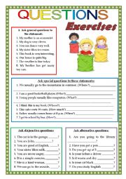 ENGLISH QUESTION WORKSHEET