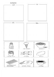 English Worksheet: How things taste