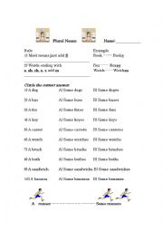 Plural nouns - basics