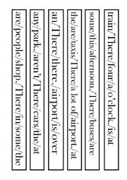 English Worksheet: Word scrambles