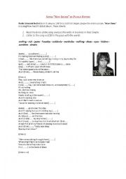 English Worksheet: Song - New Shoes by Paolo Nutini