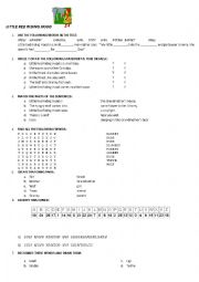 English Worksheet: Little Red Riding Hood