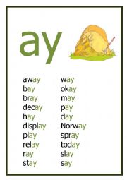 English Worksheet: AY Reading worksheet