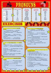 English Worksheet: Pronouns