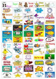 English Worksheet: 65 STICKERS