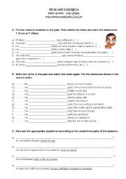 English Worksheet: Past Simple 