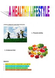 A HEALTHY LIFESTYLE 1