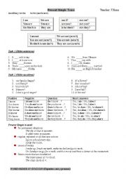 English Worksheet: Present Simple