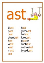 AST Reading worksheet