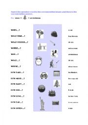 Question words 2/2 (activity)