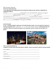 English Worksheet: ESL Grammar Reviwe