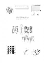 English Worksheet: Demonstrative Pronouns (Speaking Activity)