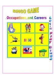 BINGO ON OCCUPATIONS