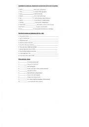 English Worksheet: Simple Present