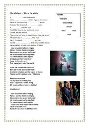English Worksheet: Coldplay - Viva la vida