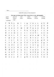 English Worksheet: KUNGFU PANDA 2 WORD-SEARCH