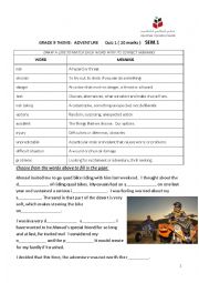 English Worksheet: reading comprehenion