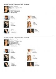Famous People - Speaking activity