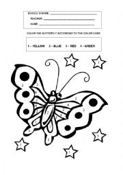 Color the butterfly