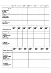 English Worksheet: speed dating