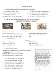 Song Worksheet - Radio Ga Ga by Queen