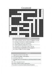 crossword puzzle