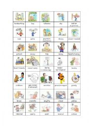 English Worksheet: Bingo personality (3)