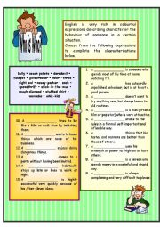 Who is who? - ESL worksheet by carlacruz