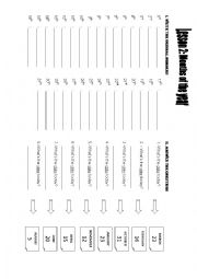 English Worksheet: Dates and ordinal numbers