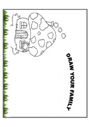 Draw your family worksheet